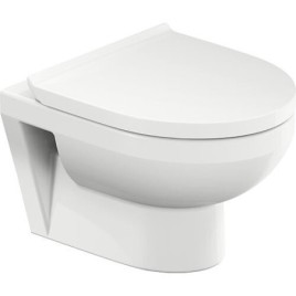 WC suspendu Duravit No.1 Compact, sans rebord, saillie 480mm, blanc