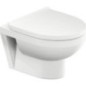 WC suspendu Duravit No.1 Compact, sans rebord, saillie 480mm, blanc