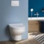 WC suspendu Duravit No.1 Compact, sans rebord, saillie 480mm, blanc