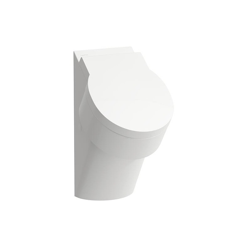 Urinal d’aspiration Laufen Val 305x560x365 mm sans rebord pour couvercle blanc