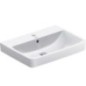 Vasque Duravit No. 1 lxHxP: 650 x 175 x 460 mm, avec trop-plein, avec 1 trou robinet, blanc