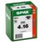 Vis à tête fraisée SPAX®, noir galvanisé, filetage complet, 4x35mm, UE:200