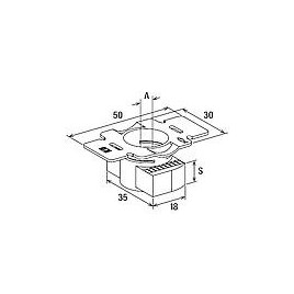 Ecrou coulissant FCN Clix M inox A4