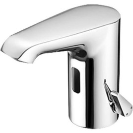 Mitigeur lavabo Schell XERIS E HD-M saillie 95 mm chrome avec sonde IR sur secteur