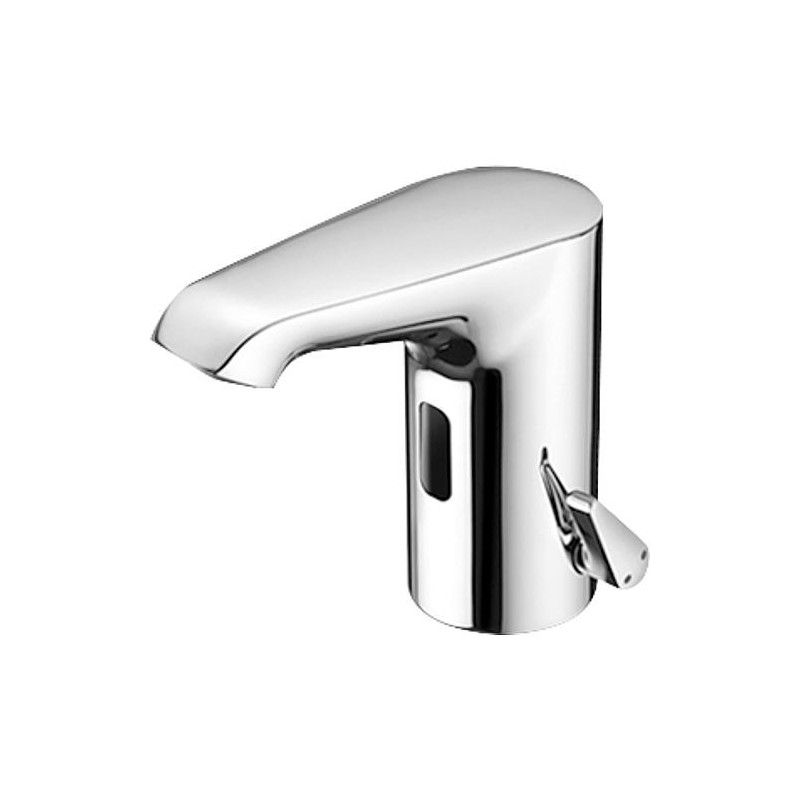 Mitigeur lavabo Schell XERIS E HD-M saillie 95 mm chrome avec sonde IR sur secteur