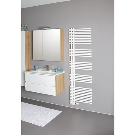 Support de rechange pour radiateur de salle de bain Garda, blanc