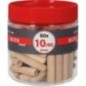 Chevilles en bois TOX Boltfix wood 10x40 mm, Chevilles cannelées en hêtre massif Cond. : 80