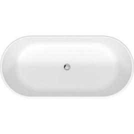 Baignoire îlot Duravit D-Neo 1600x600x750mm, blanc