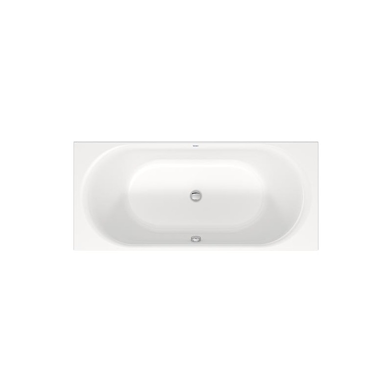 Baignoire Duravit D-Neo 1800x485x800mm, 2 inclinaisons dorsales, blanc