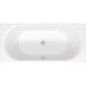 Baignoire Duravit D-Neo 1800x485x800mm, 2 inclinaisons dorsales, blanc