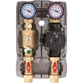 Kit de circuit de chauffage Easyflow DN25 (1") non mélangé avec séparateur de magnétite, pompe Grundfos UPM3S AUTO 25-60