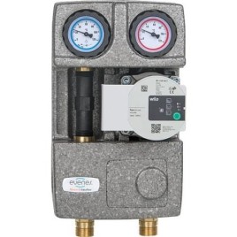 Kit de circuit de chauffage Easyflow DN20 non mélangé, circuit de compteur de chaleur avec pompe Grundfos UPM3S AUTO 15-60