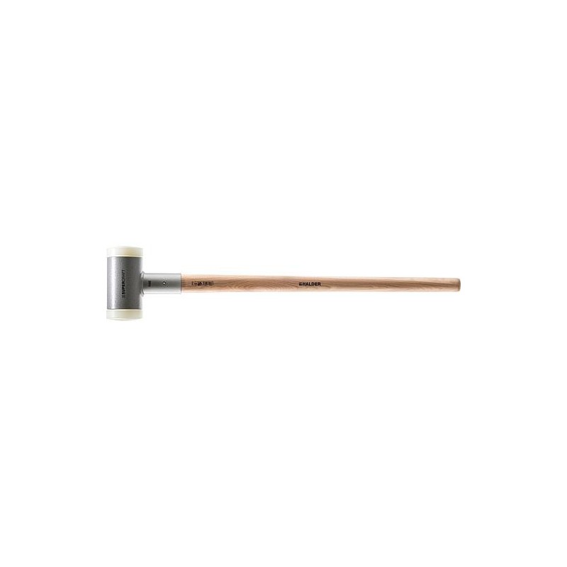 Marteau de forgeron SUPERCRAFT, sans rebond, avec manche en hickory, Ø 100 mm / 10 kg, nylon