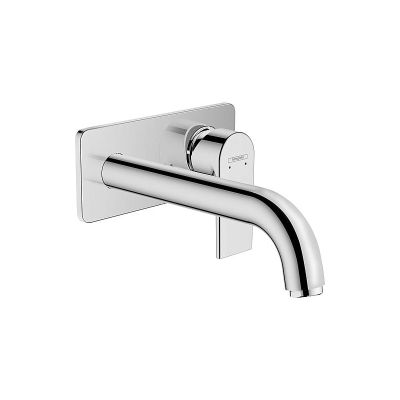 Mitigeur de lavabo mural Hansgrohe Vernis Shape, déport 207 mm, chromé