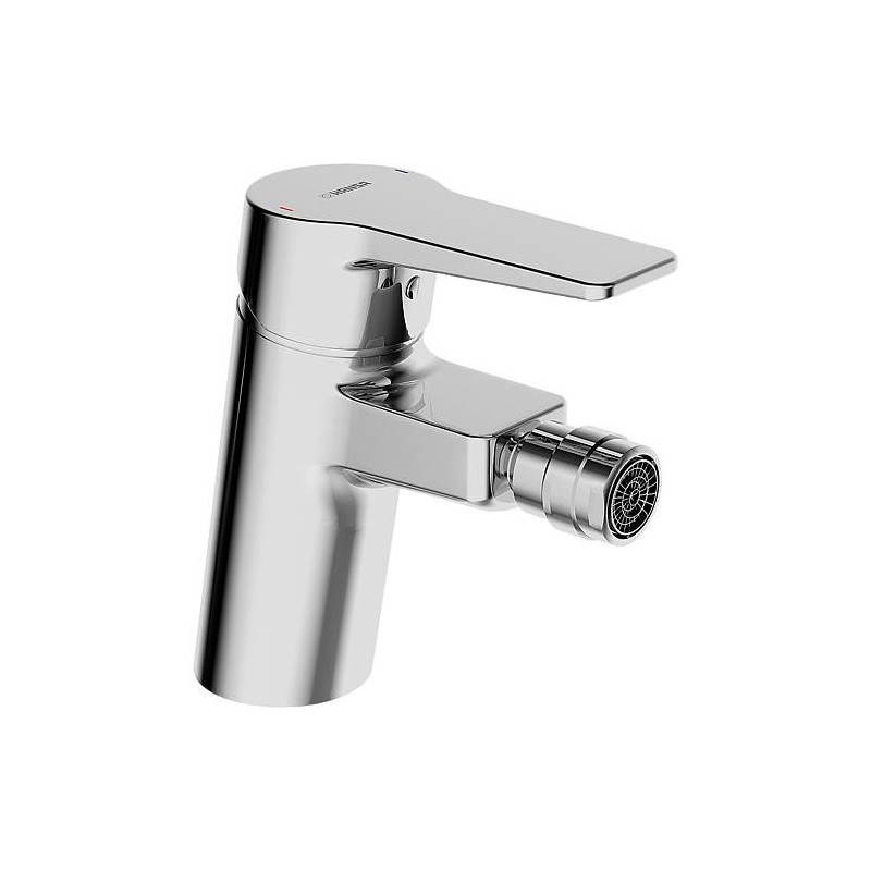 Mitigeur de bidet Hansa Hansatwist, déport 112 mm, chromé