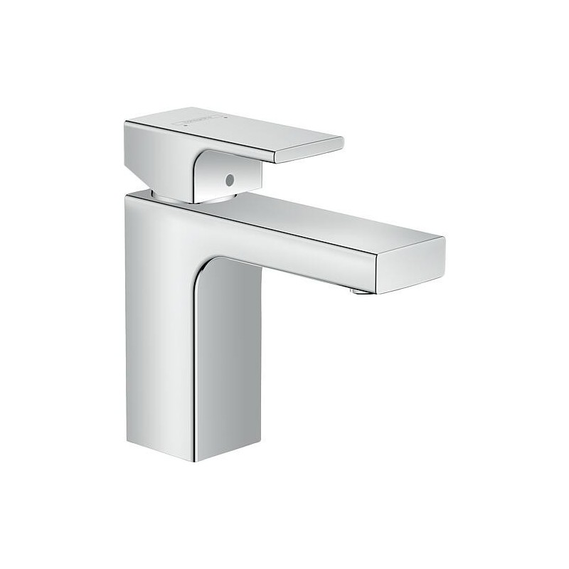 Mitigeur de lavabo Hansgrohe 100 Vernis Shape, déport 110 mm, chromé, sans garniture d’écoulement