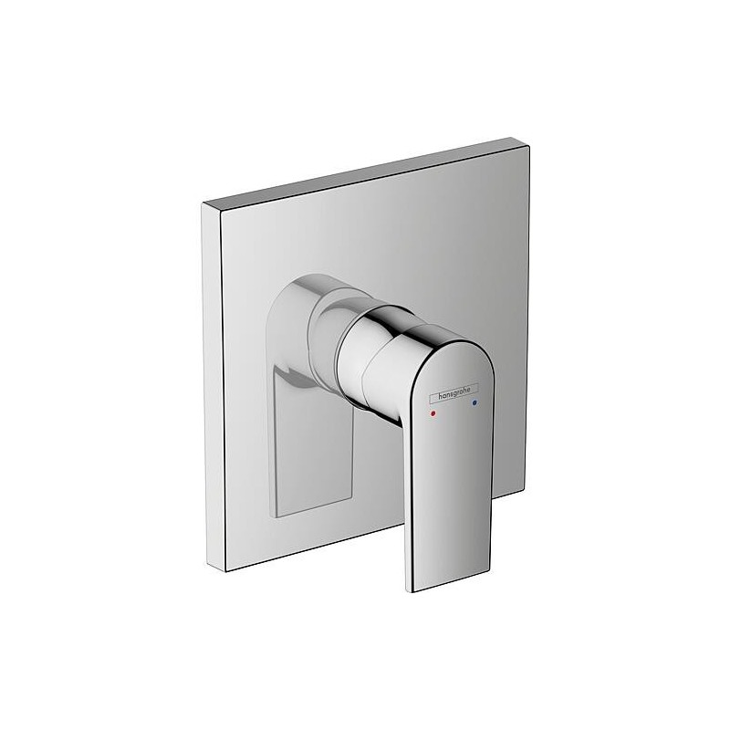 Mitigeur de douche encastré Hansgrohe Vernis Shape, rosace 156 x 156 mm, chromé