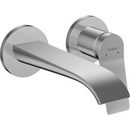 Mitigeur de lavabo mural Hansgrohe Vivenis, déport 192 mm, chromé