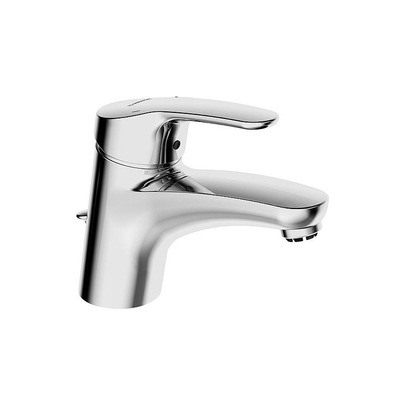 Mitigeur lavabo Hansa Hansamix basse pression + tuyau Cu saillie 141 mm chrome