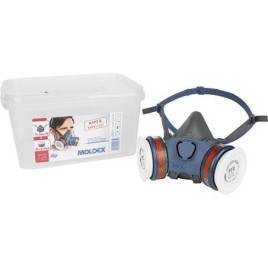 Coffret de protection respiratoire A1 P2 R, 1 x masque avec 2 x filtres combinés A1P2R