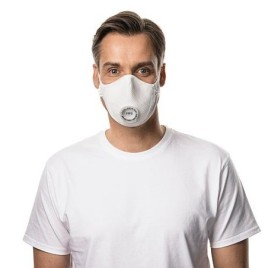 Masque respiratoire FFP2 NR D avec soupape ambiante, conditionnement 20 pièces