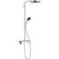 Système de douche Hansgrohe Pulsify 260 1jet douchette manuelle, pomme de douche Ø 260 mm et thermostat, chromé