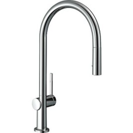 Mitigeur d’évier Hansgrohe 210 Talis M54, douchette extractible, déport 223 mm, chromé