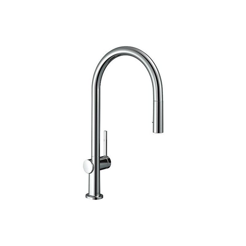 Mitigeur d’évier Hansgrohe 210 Talis M54, douchette extractible, déport 223 mm, chromé