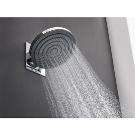 Pomme de douche Hansgrohe Pulsify 260 2 jets Ø 260 mm avec raccord mural, chromé