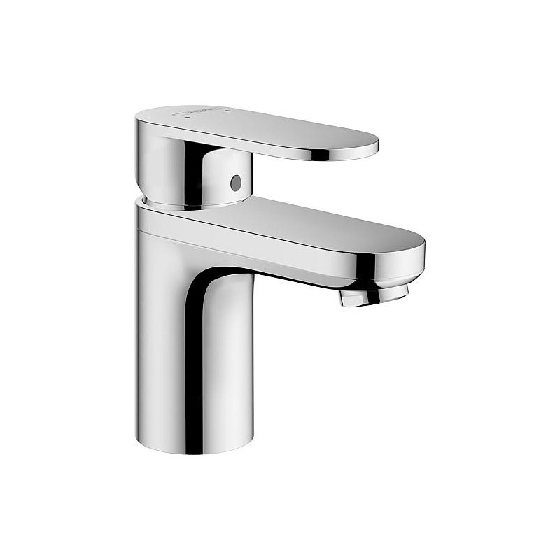 Mitigeur de lavabo Hansgrohe 100 Vernis Blend, déport 108 mm, chromé, conduite d’eau isolée