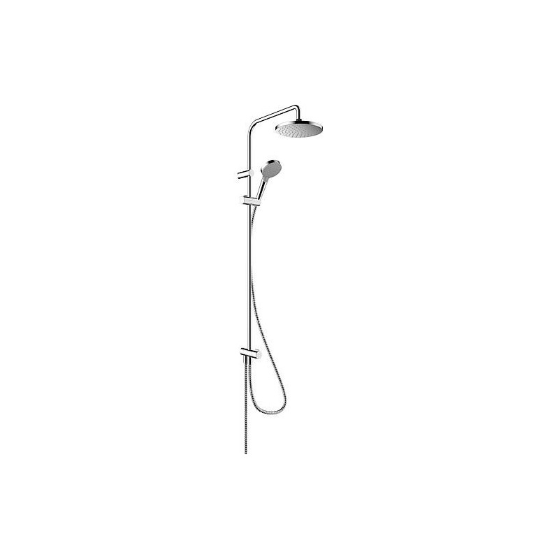 Ensemble de douche Hansgrohe 200 Vernis Blend Reno douchette + tête de douche Ø 205 mm chrome