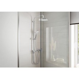 Ensemble de douche Hansgrohe 200 Vernis Blend Reno douchette + tête de douche Ø 205 mm chrome