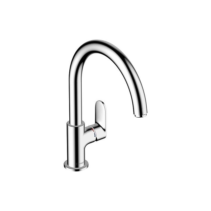 Mitigeur d’évier Hansgrohe 210 Vernis Blend M35, bec orientable, saillie 221 mm, chrome