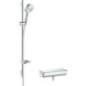 Kit de douche avec thermostat Hansgrohe Raindance Select E 120, barre de douche 900mm, douchette Ø 120mm flexible de