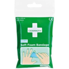 Bande adhésive Cederroth Soft Foam Bandage Blue 4,5 m, 1009710