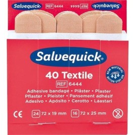 Sparadrap Salvequick élastique, 1009444V, conditionnement 6 pièces