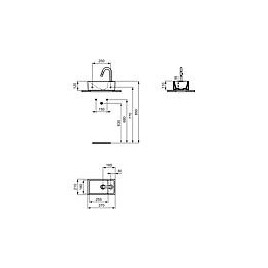 Kit lave-mains Ideal Standard Eurovit+Idealstream tablette à droite