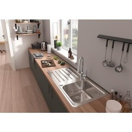 Évier encastré Hansgrohe 400 avec égouttoir S4113-F400