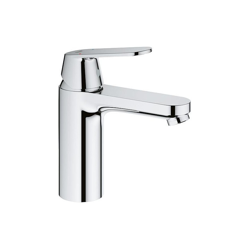 Mitigeur monocommandé pour lavabo GROHE Eurosmart C 23327, hauteur moyenne, corps lisse chromé