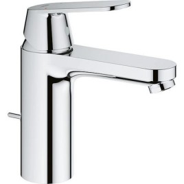 Mitigeur monocommandé pour lavabo GROHE Eurosmart C 23325, hauteur moyenne, garniture d’écoulement à barre-tirette chromé