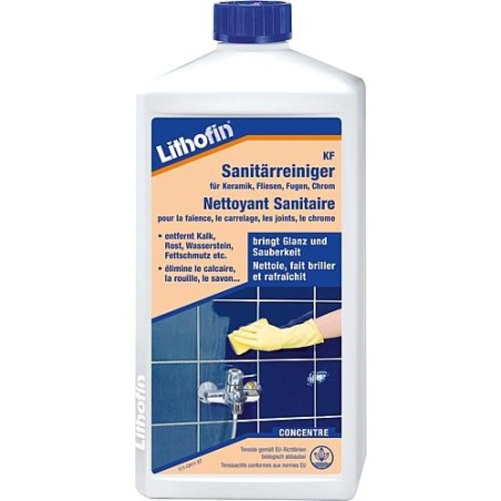 Nettoyant sanitaire LITHOFIN KF, flacon de 1 l