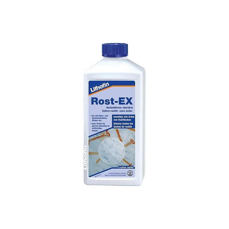 LITHOFIN ROST-EX décapant rouille -sans acide-, flacon de 500 ml