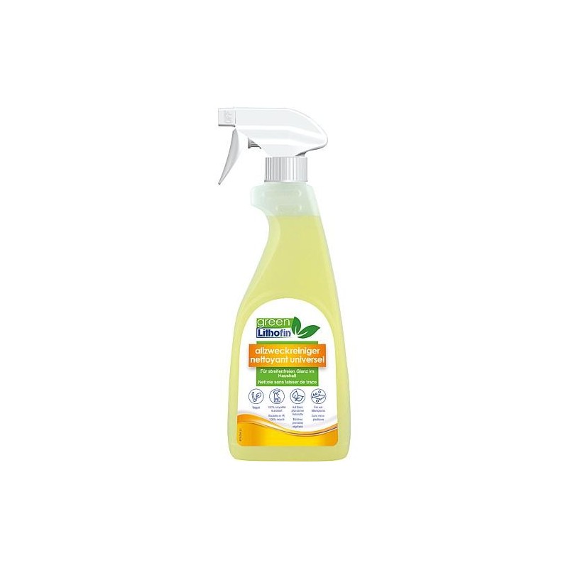 Nettoyant multi-usages GREEN BY LITHOFIN, vaporisateur manuel de 500 ml