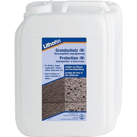 Protection de base LITHOFIN sup à W inf à , bidon de 5 l