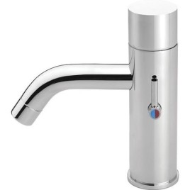 Mitigeur de lavabo Benkiser Metrix Fashion, déport 125 mm, capteur IR fonctionnement sur pile