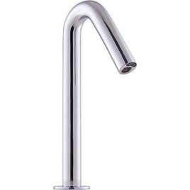 Mitigeur de lavabo Benkiser Sintra, déport 109 mm, capteur IR alimentation secteur, chromé