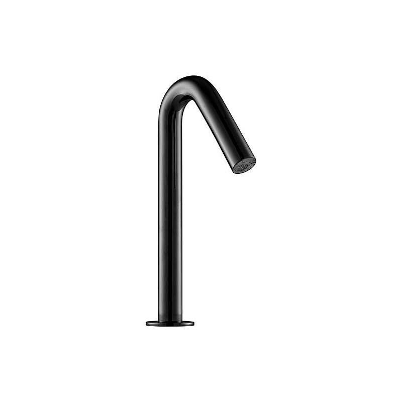 Mitigeur de lavabo Benkiser Sintra, déport 109 mm, capteur IR alimentation secteur, noir