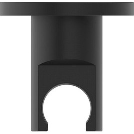 Support de douche mural Idealrain Round, noir mat