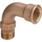 Coude en bronze rouge long 90 degrés type 3001 ixa DN40 (1 1/2")