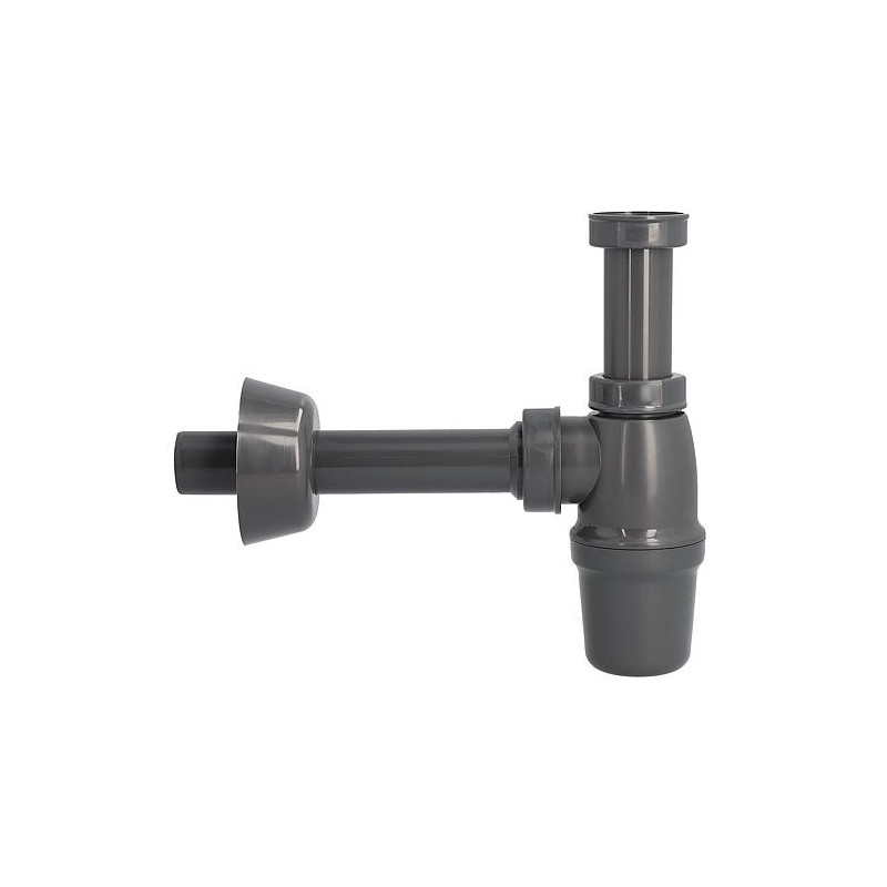 Siphon bouteille DN32 1 1/4" x 32 mm en matière recyclée